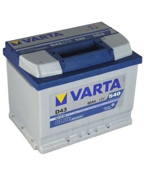 Baterie auto 12V 60Ah D43 Varta Blue Dynamic 560127 054 borna inversa